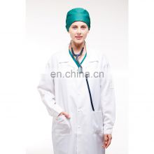 Factory Hot Sale Quality-assured Hospital Doctor Work Wear Uniforms White Coat