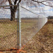Chain Link Fence Green Chain Link Fencing Metal Palisade Fencing Stainless Steel Woven Mesh thumbnail-4