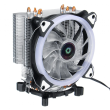 LIUYUEFENG X410 CPU Cooler 4 Heat Pipes With Colour Fan 3pin 120mm CPU Fan for Computer LGA775/115x/1366 AM2/AM3/AM4
