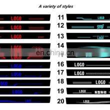 Car Door Sill Welcome Plate Strip Moving Light Led Door Scuff for Dodge Srt Other Exterior Accessories thumbnail-4
