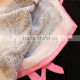 100% Cotton Custom Design Reactive Printing Black Beach Towel