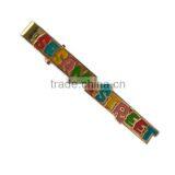 Metal Tie Clip, Letter Soft Enamel Colors thumbnail-1