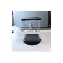 Акриловая вращающаяся подставка, регулируемый акриловый держатель брошюр thumbnail-2