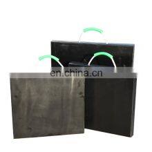 Anti - Slip Uhmw/hdpe Outrigger Pads Board for Outrigger Pads/crane Foot Support Plate