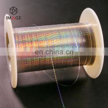 0.7mm Roll Form High Precision Holographic Security Thread for Knitting into Woven Garment Labels