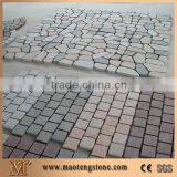 Flamed Granite Paving Stones at site