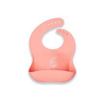 Silicone Baby Bibs Food Catcher Pocket Waterproof Toddler Bib thumbnail-2