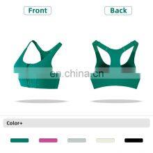 Wholesale High Impact Sports Bra With Adjustable Straps Front Zipper Fitness Sex Yoga Bra thumbnail-5