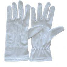 White Ceremony Masonic Cotton Glove With Embroider Logo thumbnail-2