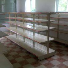 Modern Light-Duty Supermarket Shelf Mesh Back Supermarket Shelves