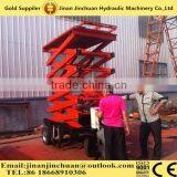 8m 300kg Excellent Quality Four Wheel Mobile Scissor Lift Platform thumbnail-2