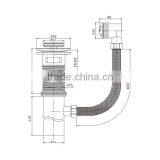 Excellent Quality Lavatory Luxury Pop Up Drain Assembly thumbnail-2