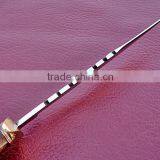 Bowie Hunting Custom Handmade Stainless Steel 15 Inch Hunting Knife Solid Walnut Wood Handle and Brass Thumb Guard / Clip thumbnail-4