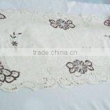 100% Polyester Table Runner With Sequin Embroidery Houseware Household Textile
