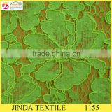 Beautiful Swiss Heavy Cotton Nylon Fabric Lace Latest Style In Green