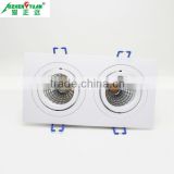 Recessed 2*6W Grille Lamp Fixture with 3 years warranty