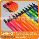 Black Wood Fluorescent Coloured Pencil; Fluorescent Lead Coloured Pencil Quality Choice thumbnail-1