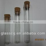 glass tube with cork