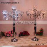Romantic Crystal Wedding Centerpiece Candelabra Centerpiece Wedding Table Centerpieces for Wedding&party Decoration(CAN-067) Supplier's Choice thumbnail-3