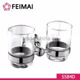 Hotel Bathroom Accessories Glass Cup Tooth Brush Tumbler Holder