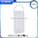 Fashion Design Built in Cable White External Power Bank Charger for Smartphone thumbnail-2