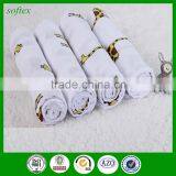 1.35M Cartoon Printed Double Baby Bath Towel Wholesale Bamboo Muslin Fabric thumbnail-1