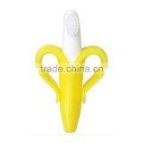 Yellow Color Silicone Rubber Material Banana Toothbrush thumbnail-2