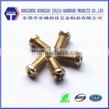 JIS standard special pan head brass metric electrical screws