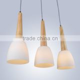 Stylish Modern wooden lamp, wooden pendant light, canteen light