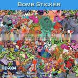 HD-084 CARLIKE High Quality Lovely Graffiti Sticker Bomb thumbnail-1