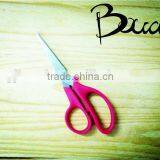 5" Stationery stainless steel student scissors with plastic handle BD-S1644