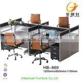 Beauty Salon F-shape 120 Degree 2 Person Workstation thumbnail-6