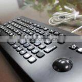 IP65 Black Backlit Trackball Keyboardl in Factory Price thumbnail-4
