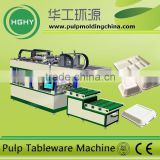 paper disposable takeaway food box pulp molding machine by HGHY