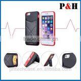 for Iphone 6 Credit Card Case TPU + PU Leather Bar Phone Case Cover New Style thumbnail-3