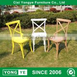 cafe chair cross back dinning chair