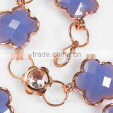 Purple Jewelry Hook Link Decorative Body Chain Brightness F1-80020 thumbnail-4
