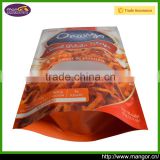Wholesale top quality reusable zip plastic bag for food