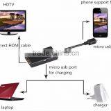 Hot Plug MHL Adapter 11pin Micro Usb to Hdmi Adpater for Samsung thumbnail-4