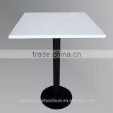 Pure White Rectangular Dining Tables and Chairs , High Polishing Dining Table thumbnail-1