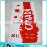 2015 HOT Sell 100% Cotton Velvet Printing Letter Printing Croatia Beach Towel English Letter Promotional Towel thumbnail-4