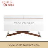 Modern High Glossy White Wooden Dining Cabinet Buffet D285# thumbnail-2