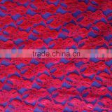 Lady apparel lace fabric huzhou textile factory spandex polyester