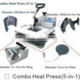 5 in 1 heat press machine