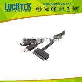 Power ESATA, USB A Male+eSATA Male to SATA 22pin Cable, for 2.5" HDD 5V, 0.5m thumbnail-1
