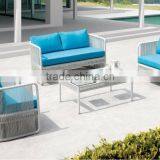 New Design Wicker Rattan Outdoor Garden Sofa Set Furniture (1.2mm Aluminum Frame With Powder Coated, With 250gr Polyeste Fabric) thumbnail-1