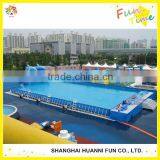 2015 Funny Hot Sale Ground Strong Intex Metal Frame Pool for Summer Season