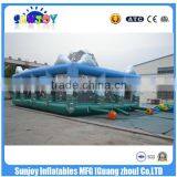 EN14960 Giant Inflatable Playground Obstacle With Climbing Wall ,Kids Indoor Playground thumbnail-4