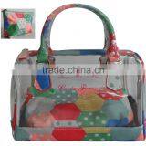 Fancy 2 in 1 Clear Transparent PVC Waterproof Tote Bag With Clutch thumbnail-3