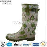 (CH.W166) Cheap Woman Rain Boots Hot New Products for 2015 Rubber Safety Boots